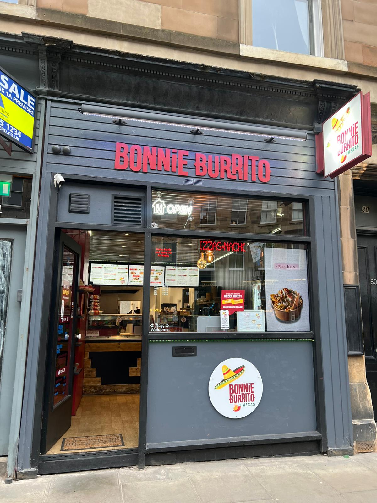 Bonnie Burrito Mexas storefront